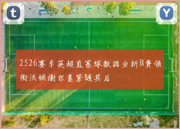 2526赛季英超直塞球数据分析B费领衔沃顿谢尔基紧随其后